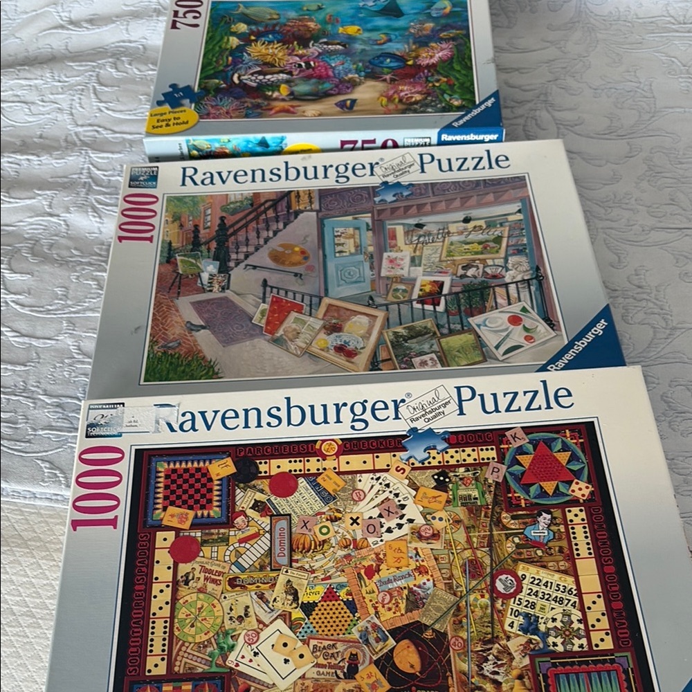 Bundle of 3 Ravensburger Puzzles